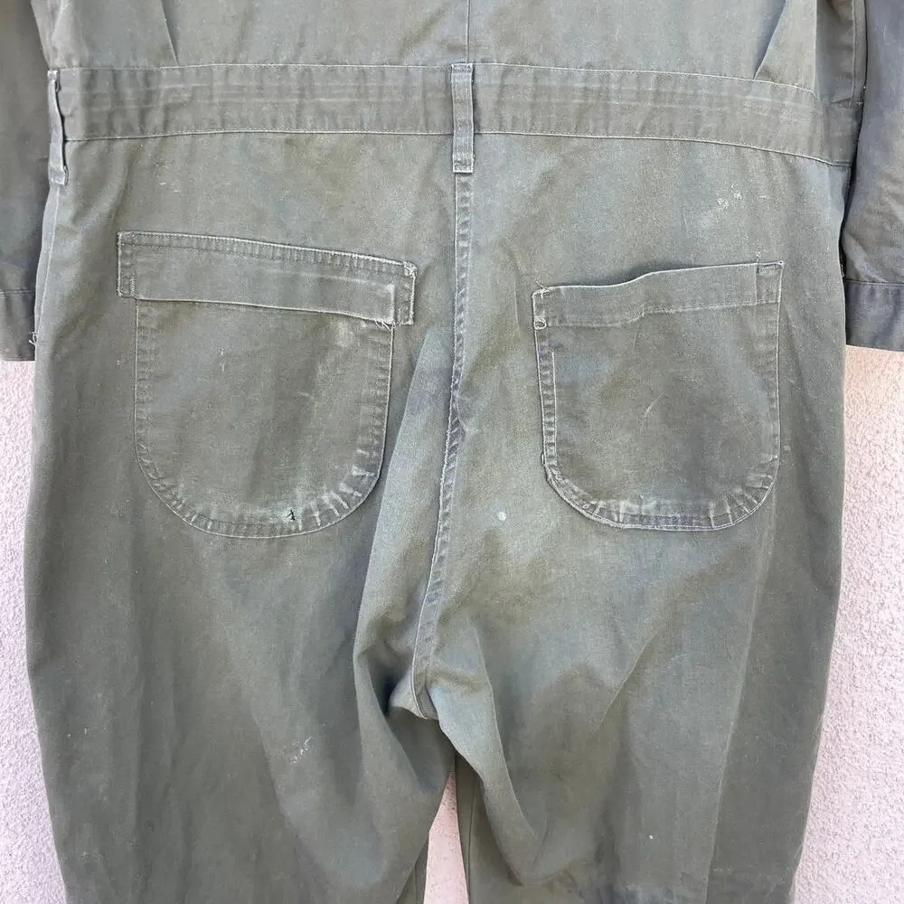 Vintage US Military Utility Coveralls Size 48L Distressed